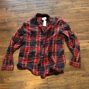 American Eagle Flannel top
